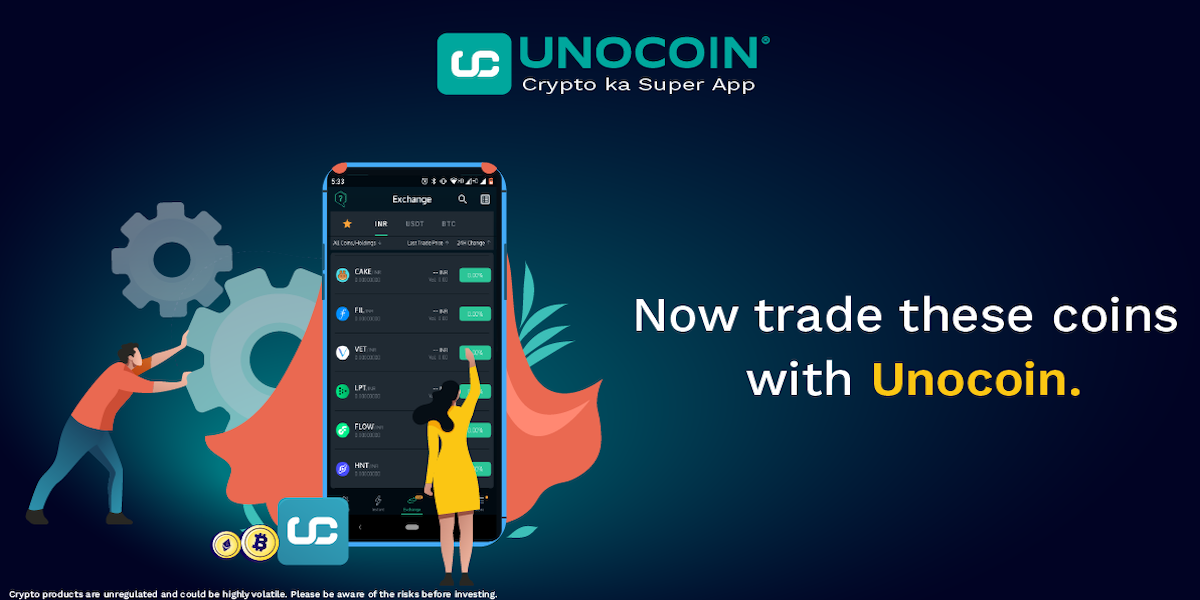New coins on Unocoin